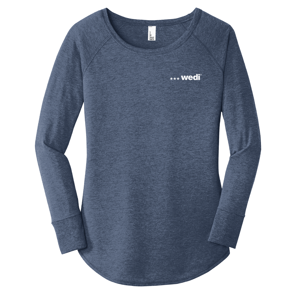 District Made Ladies Perfect Tri Long Sleeve Tunic