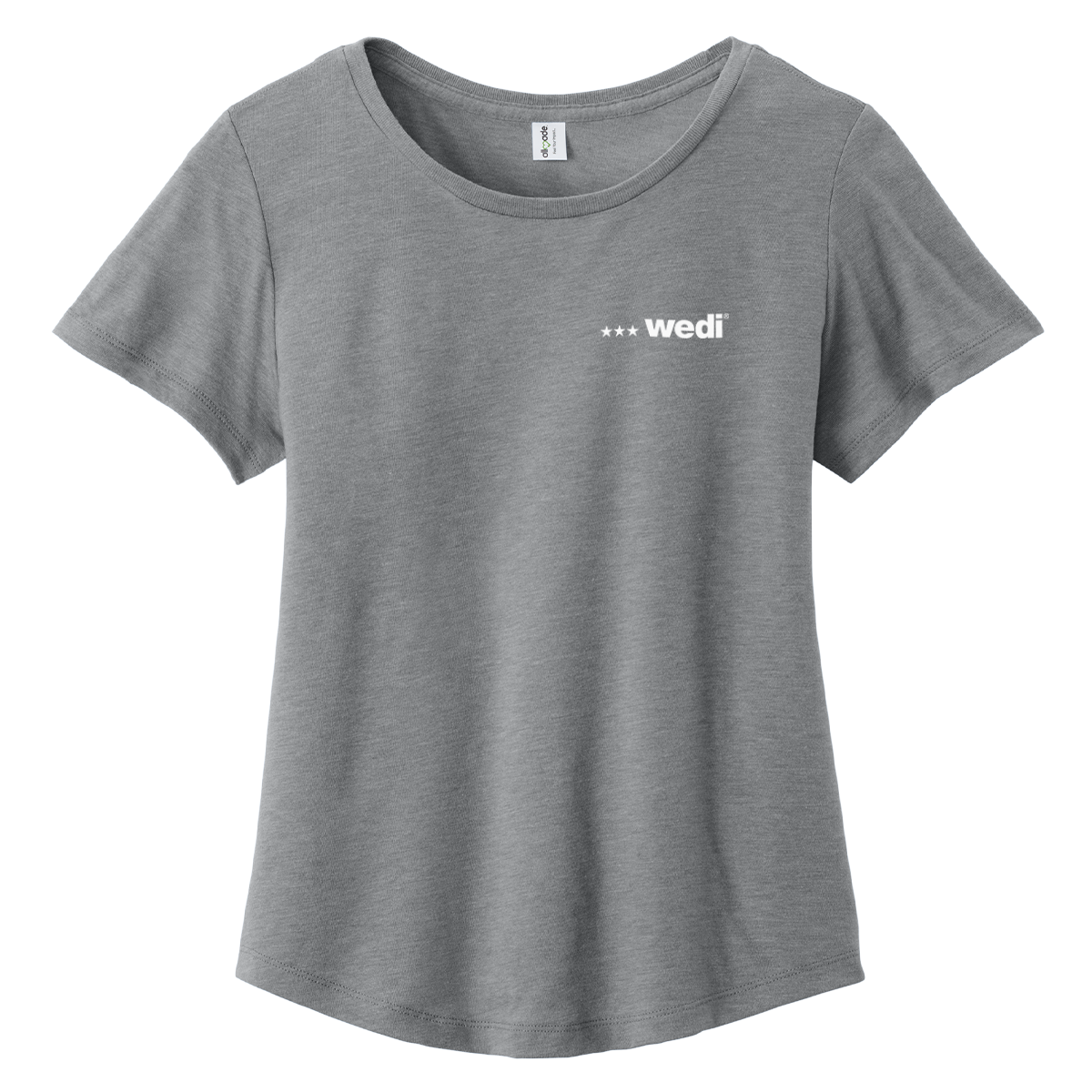 Allmade Women’s Relaxed Tri-Blend Scoop Neck Tee