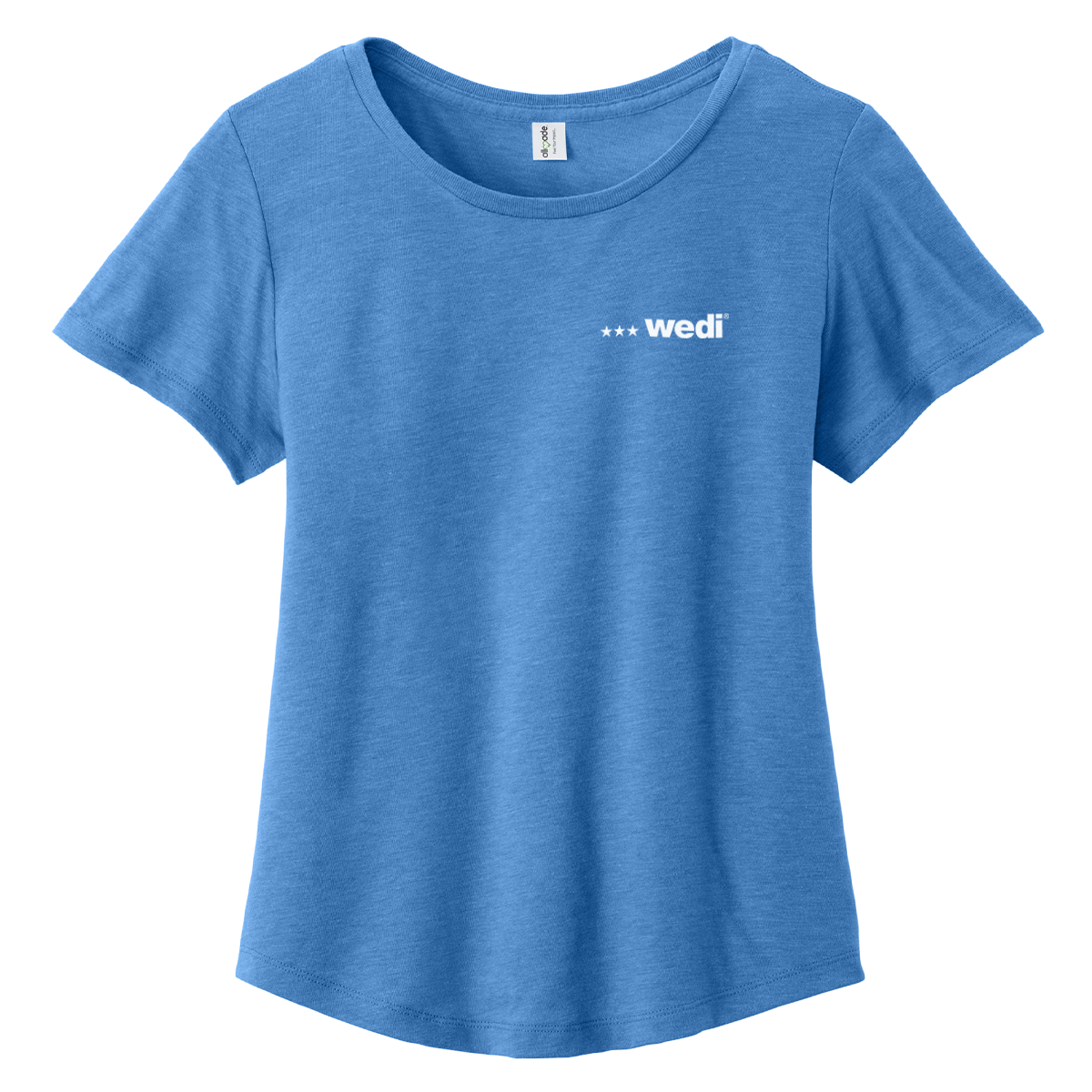 Allmade Women’s Relaxed Tri-Blend Scoop Neck Tee