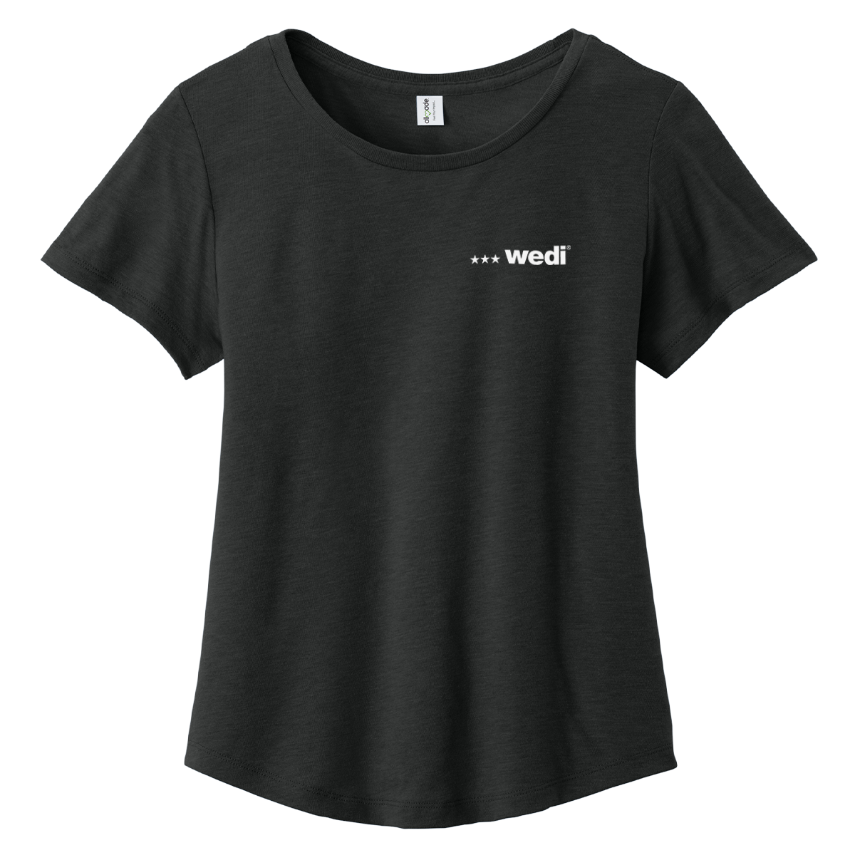 Allmade Women’s Relaxed Tri-Blend Scoop Neck Tee