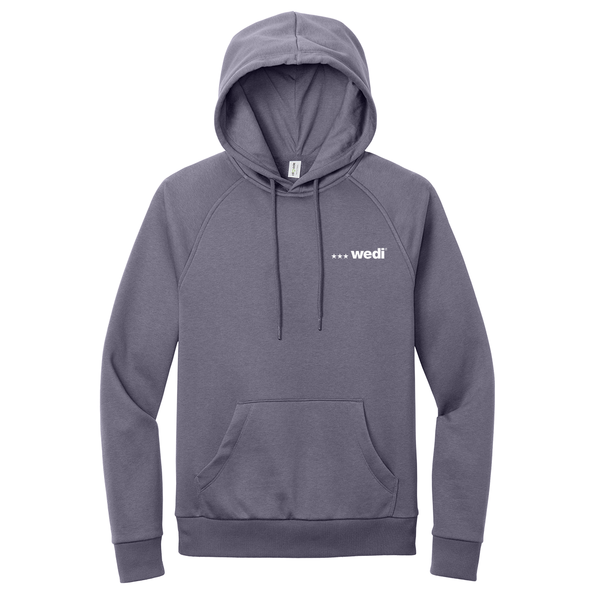 Allmade Unisex Organic CVC Fleece Pullover Hoodie