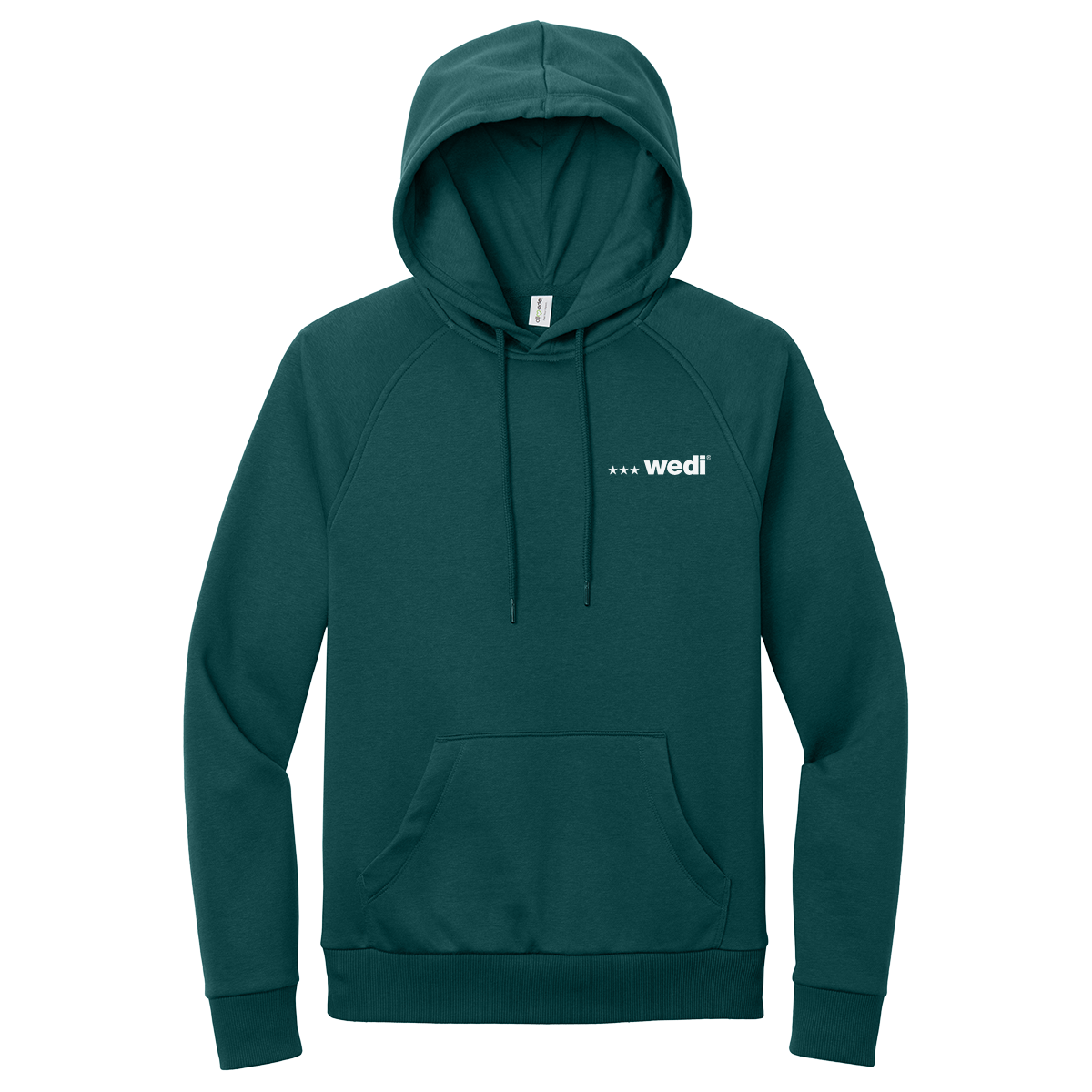 Allmade Unisex Organic CVC Fleece Pullover Hoodie