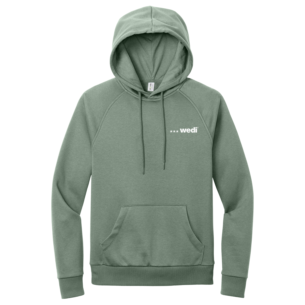 Allmade Unisex Organic CVC Fleece Pullover Hoodie