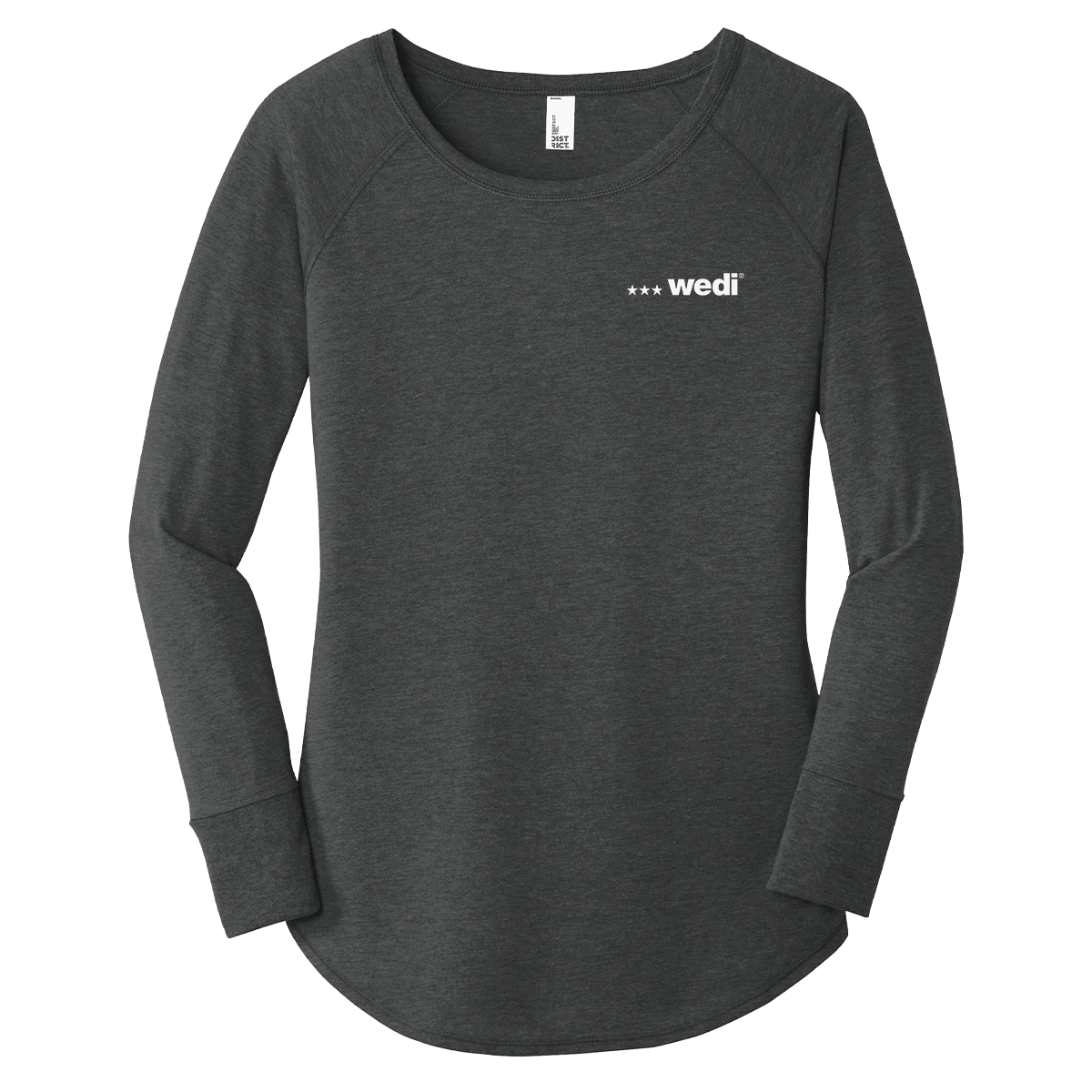 District Made Ladies Perfect Tri Long Sleeve Tunic