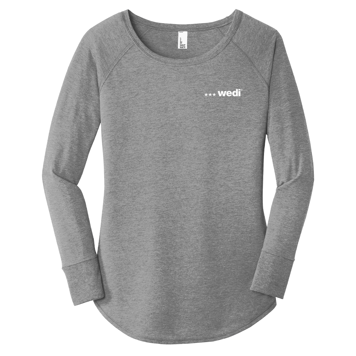 District Made Ladies Perfect Tri Long Sleeve Tunic