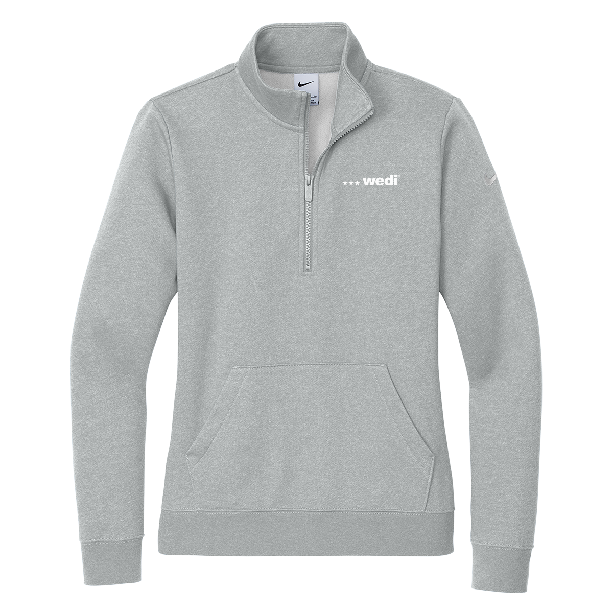 Nike Ladies Club Fleece Sleeve Swoosh 1/2-Zip
