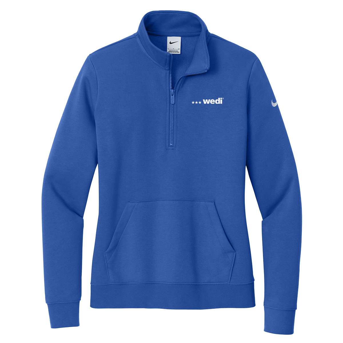 Nike Ladies Club Fleece Sleeve Swoosh 1/2-Zip