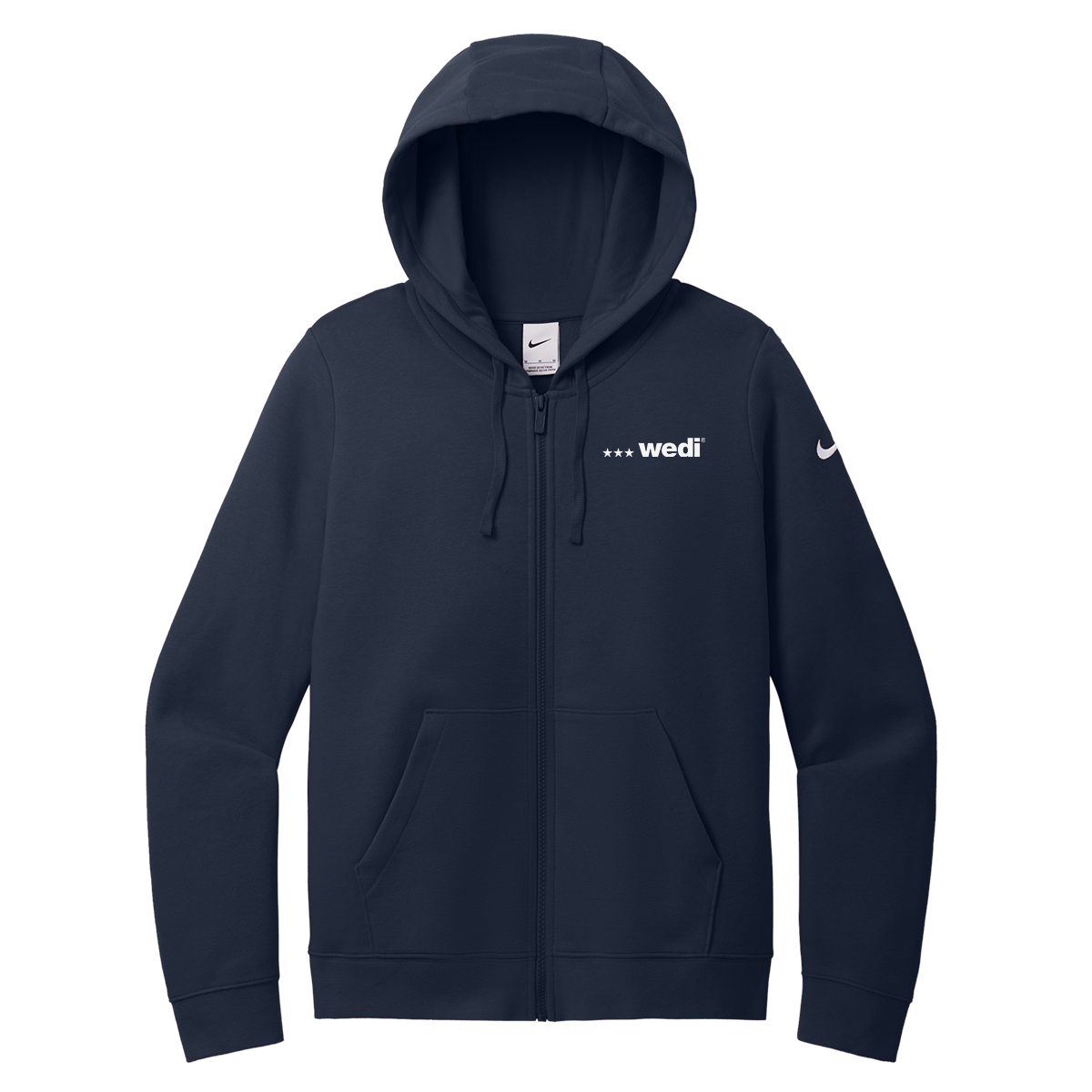 Nike Ladies' Club Fleece Sleeve Swoosh Full-Zip Hoodie